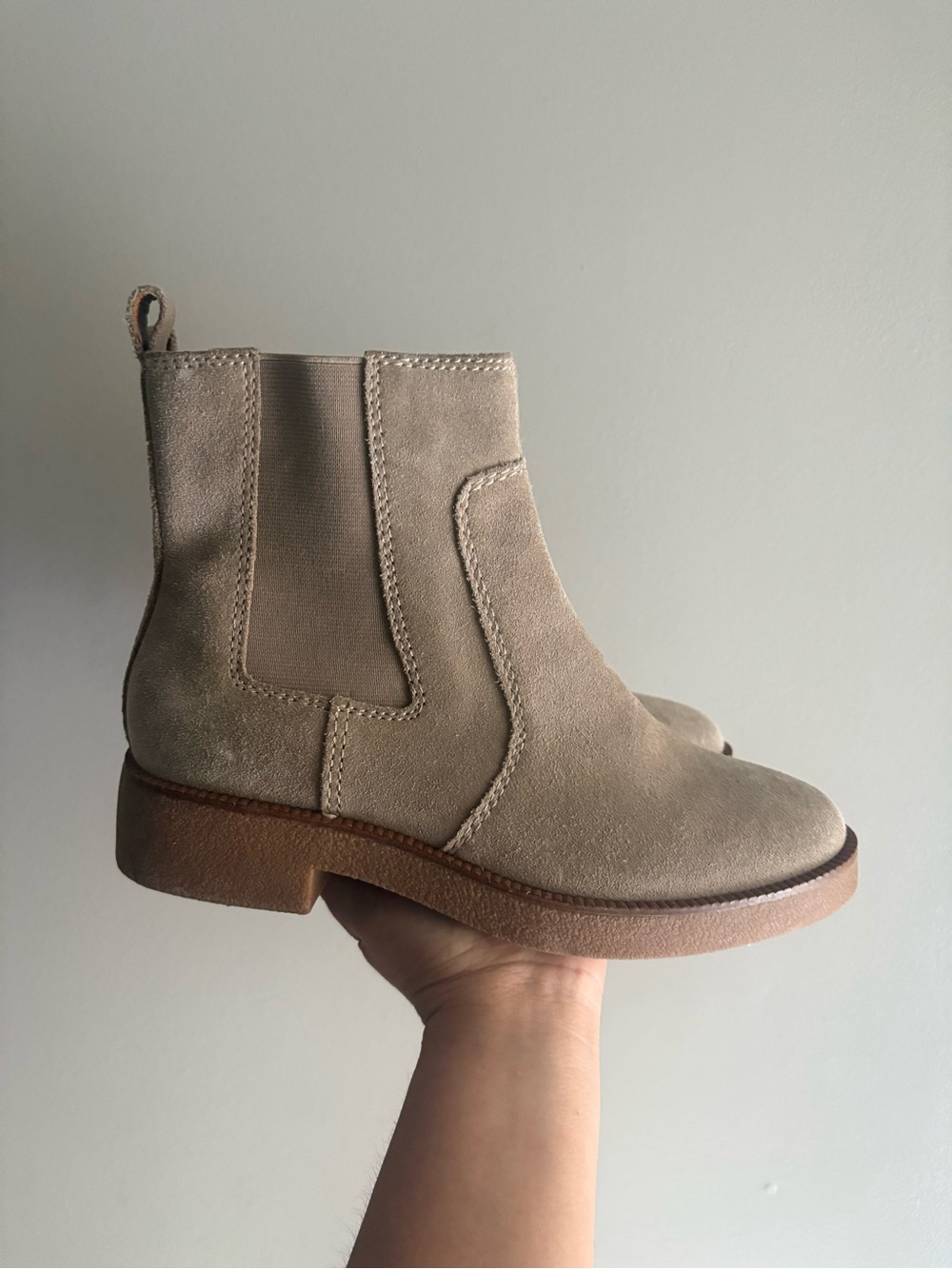 Lucky Brand Ressy Suede Boot Size 6M